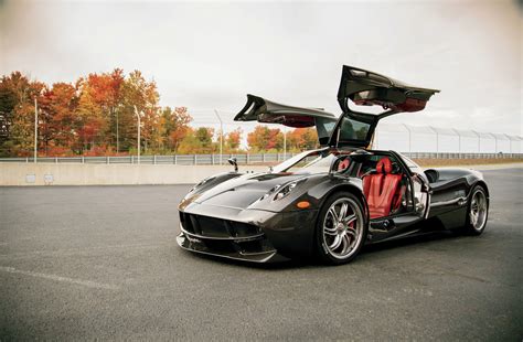 pagani huayra doors open